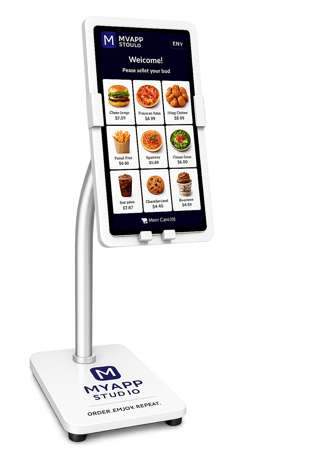 PAD33-03 Tablet Kiosk — countertop self-service
